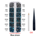 New Box Set 36 Colors 12 grid box Hotfix rhinestone 1200pcs Flatback crystal stone for DIY clothing shoe bag free shipping