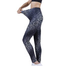 YGYEEG Push Up Leggings Women's Leopard Fitness Black Leggins Sexy High Waist Legins Workout Leaf Pattern Polyester Jeggings