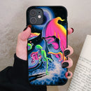 Aesthetics Cute Cartoon alien space Silicone Phone Case For iPhone 13 12 11 Pro Xs Max 6s 7 8 Plus SE2020 Soft TPU Back Cover