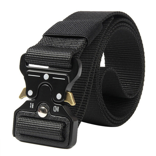 Magnet Buckle Outdoor Men's Tactical Belt Magnetic Unisex Function Combat Survival High Quality Nylon Sports Cycling belts 2021