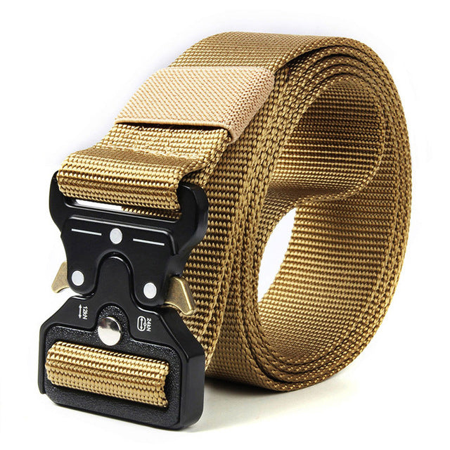 Magnet Buckle Outdoor Men's Tactical Belt Magnetic Unisex Function Combat Survival High Quality Nylon Sports Cycling belts 2021