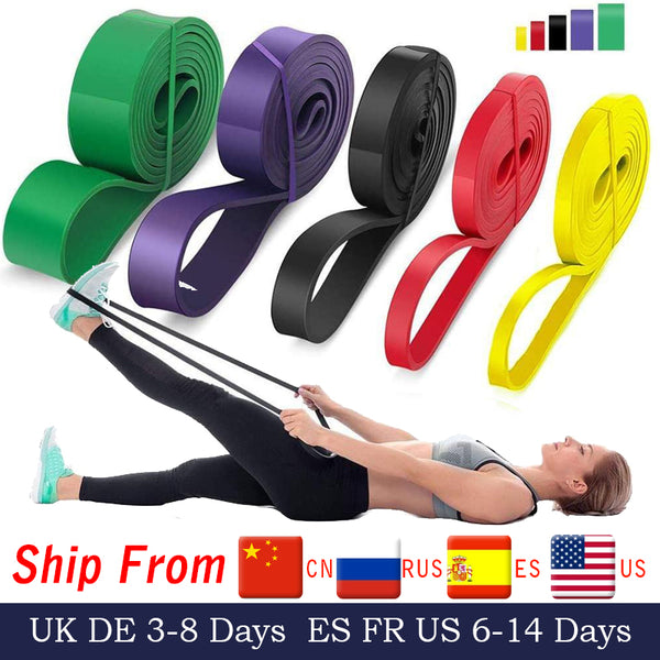 208cm Stretch Resistance Band Musculation Exercise Expande Elastic Bands for Fitness Crossfit Sport Pilates Gym Equipment