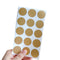 100pcs/pack Decorative Colorful Round Scratch Stickers DIY Label Sticker   Cute Handmade Material Escolar Favor