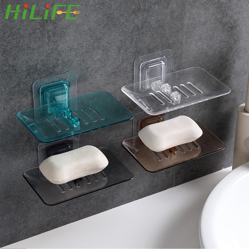 Soap Dish Suction Cup Soap Dish Soap Dish for Bathroom Case Soap Box Dish Storage Plate Drain Soap Box Soap Holder