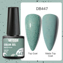 Mtssii 6ml Nail Gel Eggshell Gel Nail Polish Transparent Gel Soak Off Nail Art Gel  UV LED Varnish With Any Color Base Top Coat