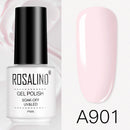 ROSALIND Gel Varnishes Gel Nail Polish For Manicure Varnish Hybrid Semi Permanent Top Base Of Nails Macaron Gel Polish