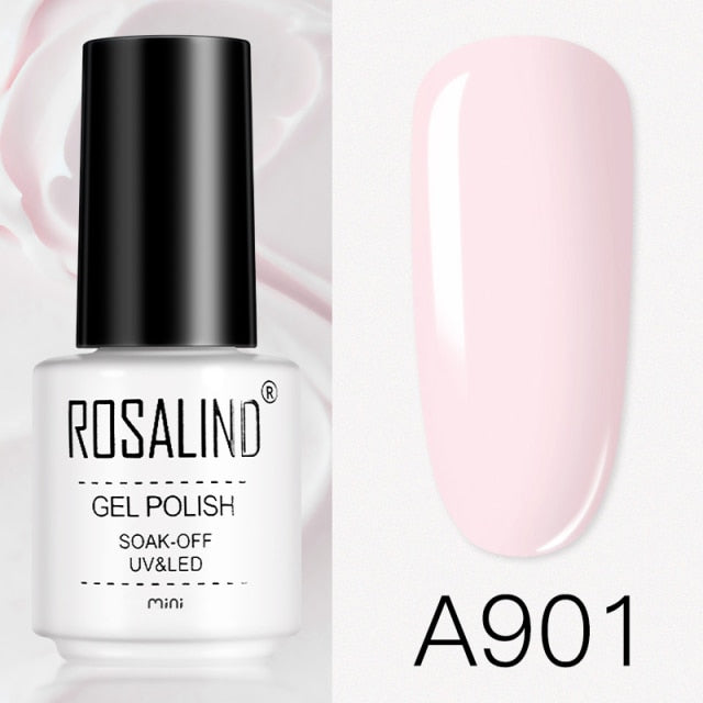 ROSALIND Gel Varnishes Gel Nail Polish For Manicure Varnish Hybrid Semi Permanent Top Base Of Nails Macaron Gel Polish