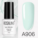 ROSALIND Gel Varnishes Gel Nail Polish For Manicure Varnish Hybrid Semi Permanent Top Base Of Nails Macaron Gel Polish
