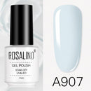 ROSALIND Gel Varnishes Gel Nail Polish For Manicure Varnish Hybrid Semi Permanent Top Base Of Nails Macaron Gel Polish