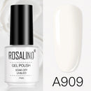 ROSALIND Gel Varnishes Gel Nail Polish For Manicure Varnish Hybrid Semi Permanent Top Base Of Nails Macaron Gel Polish
