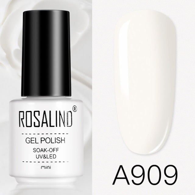 ROSALIND Gel Varnishes Gel Nail Polish For Manicure Varnish Hybrid Semi Permanent Top Base Of Nails Macaron Gel Polish
