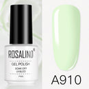 ROSALIND Gel Varnishes Gel Nail Polish For Manicure Varnish Hybrid Semi Permanent Top Base Of Nails Macaron Gel Polish