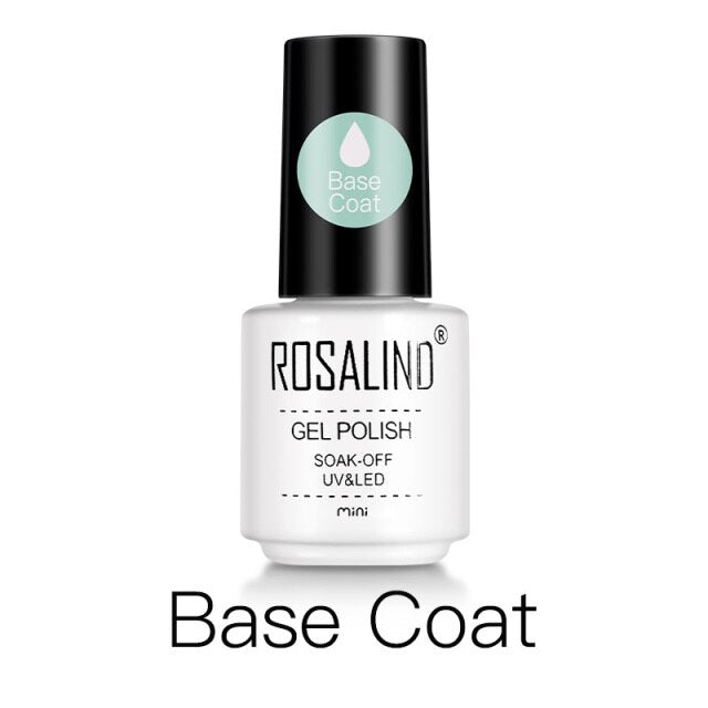 ROSALIND Gel Varnishes Gel Nail Polish For Manicure Varnish Hybrid Semi Permanent Top Base Of Nails Macaron Gel Polish