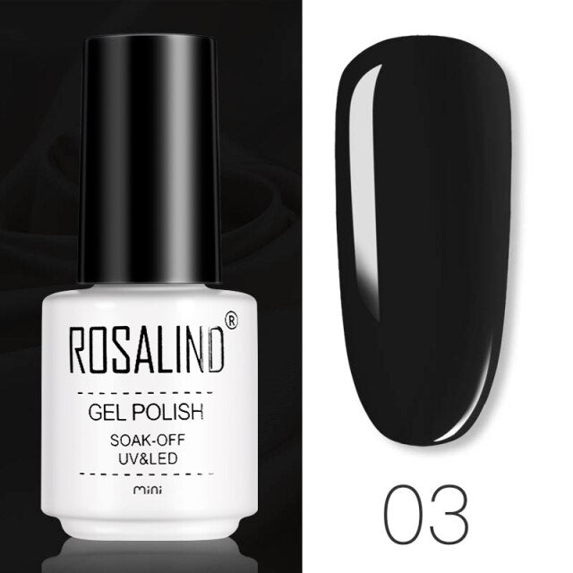 ROSALIND Gel Varnishes Gel Nail Polish For Manicure Varnish Hybrid Semi Permanent Top Base Of Nails Macaron Gel Polish