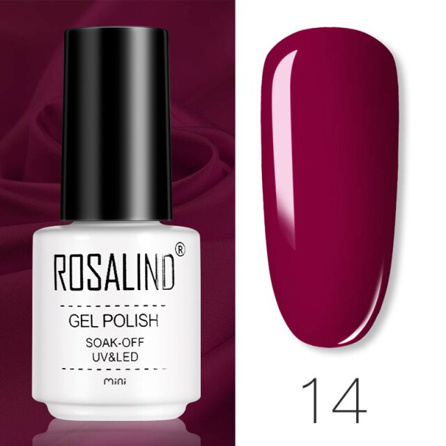 ROSALIND Gel Varnishes Gel Nail Polish For Manicure Varnish Hybrid Semi Permanent Top Base Of Nails Macaron Gel Polish
