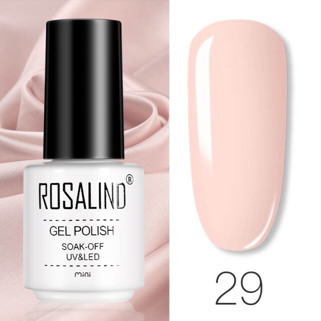 ROSALIND Gel Varnishes Gel Nail Polish For Manicure Varnish Hybrid Semi Permanent Top Base Of Nails Macaron Gel Polish