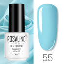ROSALIND Gel Varnishes Gel Nail Polish For Manicure Varnish Hybrid Semi Permanent Top Base Of Nails Macaron Gel Polish