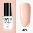 ROSALIND Gel Varnishes Gel Nail Polish For Manicure Varnish Hybrid Semi Permanent Top Base Of Nails Macaron Gel Polish