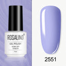 ROSALIND Gel Varnishes Gel Nail Polish For Manicure Varnish Hybrid Semi Permanent Top Base Of Nails Macaron Gel Polish