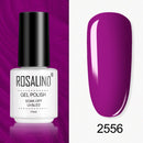 ROSALIND Gel Varnishes Gel Nail Polish For Manicure Varnish Hybrid Semi Permanent Top Base Of Nails Macaron Gel Polish