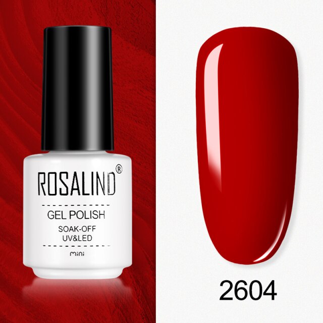 ROSALIND Gel Varnishes Gel Nail Polish For Manicure Varnish Hybrid Semi Permanent Top Base Of Nails Macaron Gel Polish