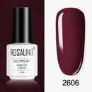 ROSALIND Gel Varnishes Gel Nail Polish For Manicure Varnish Hybrid Semi Permanent Top Base Of Nails Macaron Gel Polish