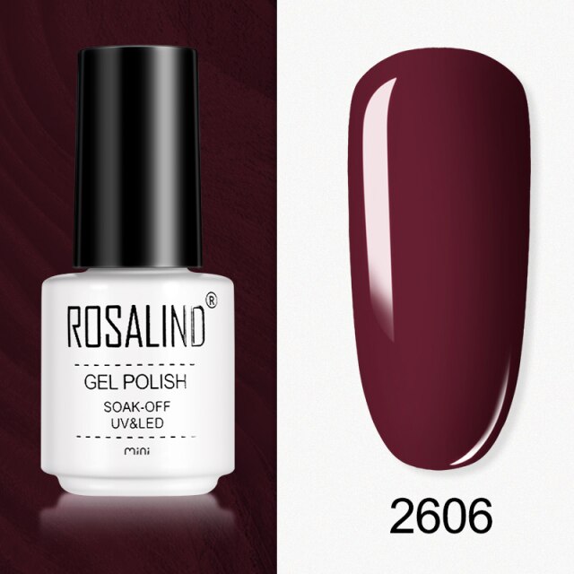 ROSALIND Gel Varnishes Gel Nail Polish For Manicure Varnish Hybrid Semi Permanent Top Base Of Nails Macaron Gel Polish