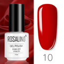 ROSALIND Gel Varnishes Gel Nail Polish For Manicure Varnish Hybrid Semi Permanent Top Base Of Nails Macaron Gel Polish