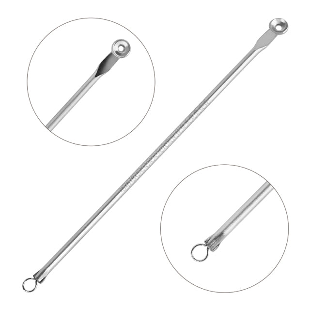 4pcs Blackhead Blemish Removers Acne Pimple Belmish Extractor Vacuum ExtrusionAcne Stick Against Black Dots Tools For Face Clean