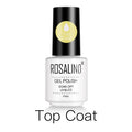ROSALIND Gel Polish Set Manicure for Nails Semi Permanent Vernis top coat UV LED Gel Varnish Soak Off Nail Art Gel Nail Polish