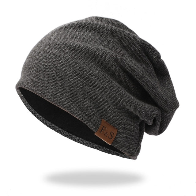 Free Shipping Winter Autumn Beanies Caps Casual Lightweight Thermal Elastic Knitted Cotton Sports Headwear Dropshipping