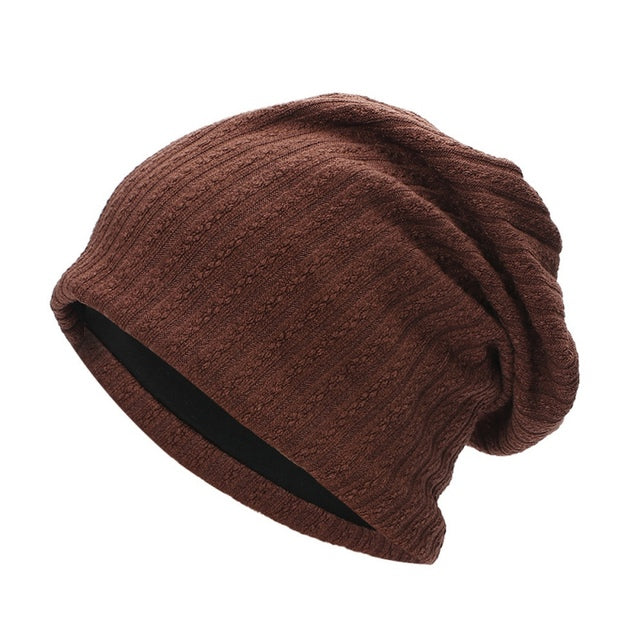 Free Shipping Winter Autumn Beanies Caps Casual Lightweight Thermal Elastic Knitted Cotton Sports Headwear Dropshipping