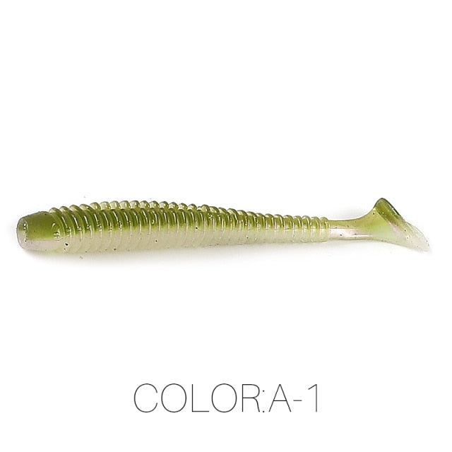 Supercontinent Impact Ring Shad Fishing Lure Soft 63mm 80mm 97mm Plastics Baits Swimbait Jigging Lure Artificial Baits