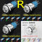 12mm 16mm 19mm 22mm High Head Led Metal Button with Light Waterproof Button Automatic Reset Self Locking Power Symbol Switch 12V