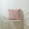 3D Rhombus Plush Pillow Cover Geometric Decorative Throw Pillow Case Soft Cozy Bed Sofa Cushion Cover for Nordic Home Fall Decor