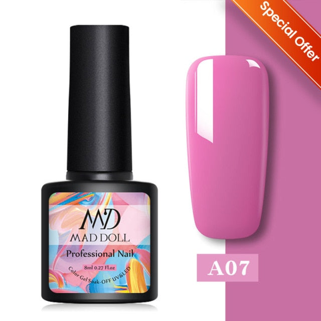 KOSKOE 15ml Acrylic Gel For Extension Clear Pink Glitter Quick Finger Extension Soak Off Gel Nail Polish Nails Art Manicure