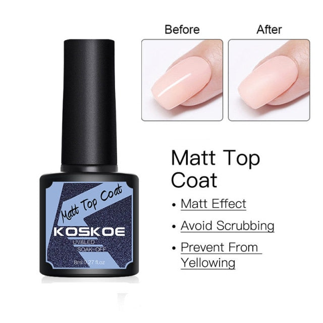 KOSKOE 15ml Acrylic Gel For Extension Clear Pink Glitter Quick Finger Extension Soak Off Gel Nail Polish Nails Art Manicure