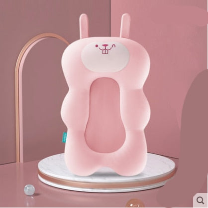 Baby Shower Bathtub Net Pad Standing Type Floating Newborn 0-2 Year Old Supplies Rack Accessories Mat Bebe Tub Set Cushion