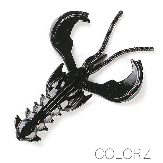 Supercontinent CRAZY 65mm/40mm Lobster Soft Plastic Lure Fishing Lures Attractive Shrimp odor salt Wobbler