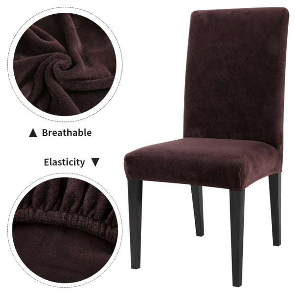 1/2/4/6Pcs Chair Cover Home Spandex Stretch Elastic Slipcovers Chair Covers For Kitchen Dining Room Wedding Banquet Home