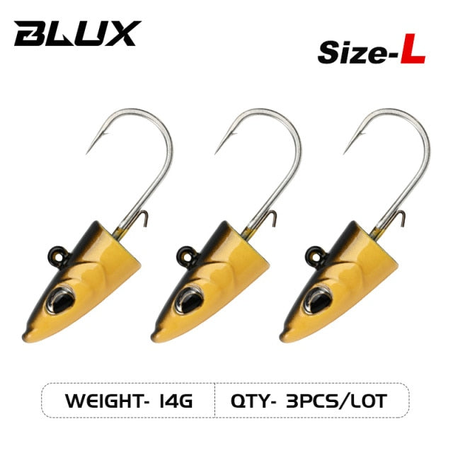 BLUX FLASH SAND EEL 14G/27G Soft Fishing Lure Tail Jig Head Hook Minnow Artificial Bait Saltwater Sea Bass Swimbait Tackle Gear