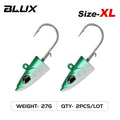 BLUX FLASH SAND EEL 14G/27G Soft Fishing Lure Tail Jig Head Hook Minnow Artificial Bait Saltwater Sea Bass Swimbait Tackle Gear