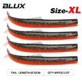 BLUX FLASH SAND EEL 14G/27G Soft Fishing Lure Tail Jig Head Hook Minnow Artificial Bait Saltwater Sea Bass Swimbait Tackle Gear