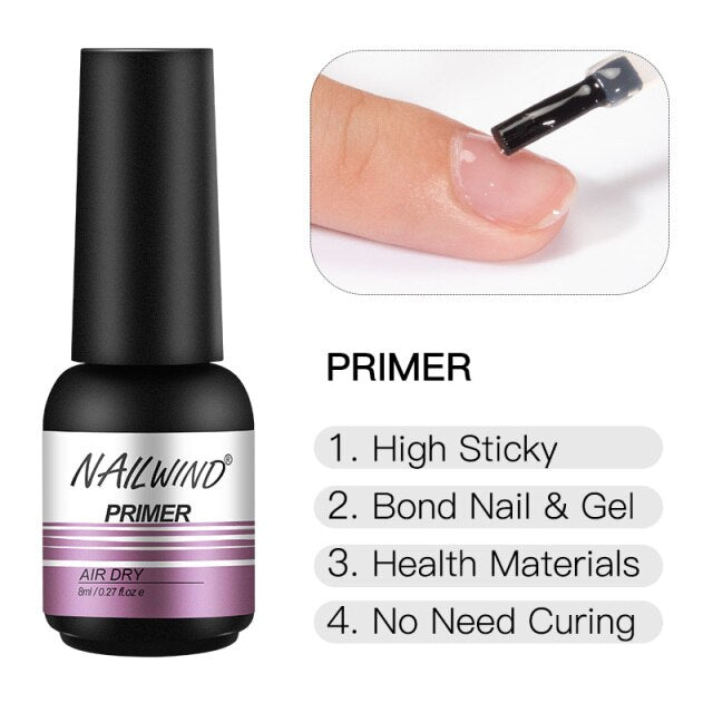 NAILWIND Gel Nail Polish 8ml Gel Varnishes Hybrid Semi Permanent UV LED Nail Gel For Nail Art  Base Top Coat Nails Gel Polish