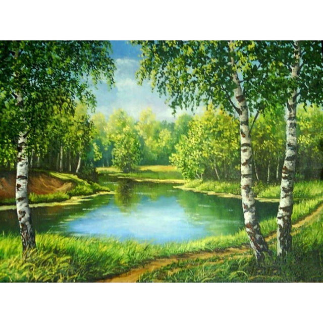 Villa Scenery DIY 5D Diamond Painting Full Round Resin Mosaic Landscape Diamond Embroidery Picture Rhinestone Home Decor Gift