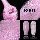 UR SUGAR 7.5ml Pink Reflective Glitter Gel Nail Polish Silver Purple Sequins Soak Off UV Gel Nail Art Manicuring Nail Gel