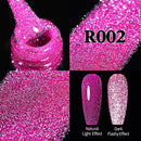UR SUGAR 7.5ml Pink Reflective Glitter Gel Nail Polish Silver Purple Sequins Soak Off UV Gel Nail Art Manicuring Nail Gel