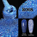 UR SUGAR 7.5ml Pink Reflective Glitter Gel Nail Polish Silver Purple Sequins Soak Off UV Gel Nail Art Manicuring Nail Gel