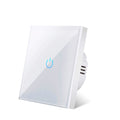 Light Touch Switch Sensor EU Standard Tempered Crystal Glass Panel 4 Color Power 1/2/3 Gang 1 Way 220V Wall Lamp Switches On Off