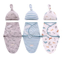 Newborn Swaddle Wrap Cotton Baby Receiving Blanket Bedding Cartoon Cute Infant Sleeping Bag For 0-6 Months